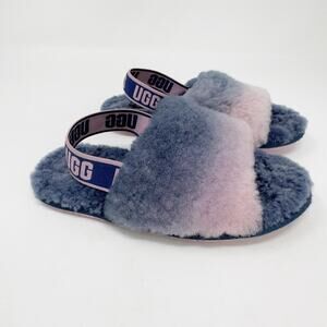 UGG Little Kid Fluff Yeah Slide Gradient Sandal in size 11C